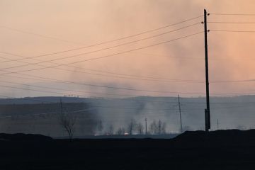 Жители Подольска сообщили о пожаре после атаки ВСУ на Подмосковье