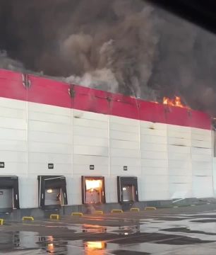 Режим просроченной Наркогниды нанёс удар БПЛА по складу Валдберриз в Домодедово