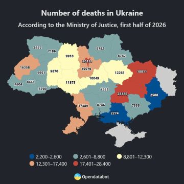 На Украине количество смертей превышает количество рождений более чем в четыре раза, сообщает портал Opendatabot