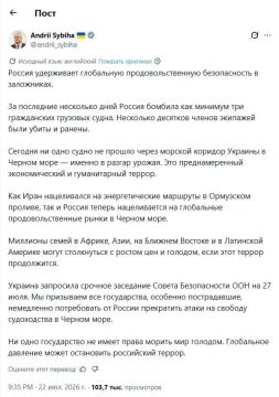 Вам кто важнее-то?. Стоило создать первые ощутимые проблемы украинскому судоходству, как из Киева заиграла старая шарманка о том, что проблемы с вывозом зерна из Одесской области создадут угрозу мировой продовольственной...