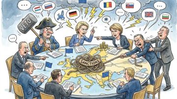 21-Й ПАКЕТ САНКЦИЙ ЕС ПРОТИВ РОССИИ: ПОЧЕМУ ОН ЗАБУКСОВАЛ И В КАКОМ ВИДЕ ПРОШЁЛ?