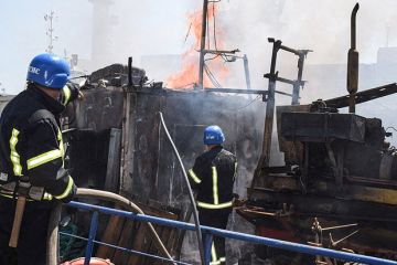 На Украине полностью остановилось морское судоходство после серии ударов ВС России