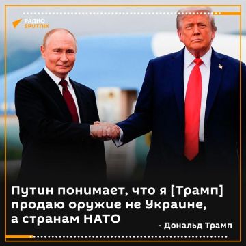 "Я продаю оружие странам НАТО и не знаю, куда оно дальше распределяется" — Трамп
