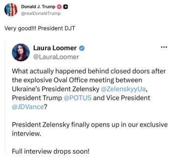 «Очень хорошо!»:. Трамп похвалил Лору Лумер за интервью с Зеленским Подпишись на ПУЛ N3 / MAX
