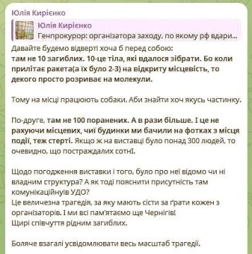 Зрада тотальна: украинская журналистка Кириенко опубликовала слёзный пост о выставке в Капитановке