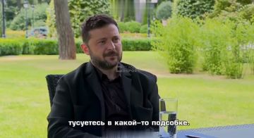 Зеленский* нервно рассмеялся на вопрос об употреблении кокаина