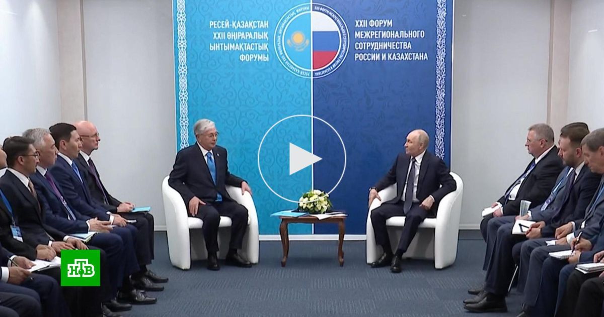 Путин и Токаев обсудили ситуацию на Украине и развитие сотрудничества
