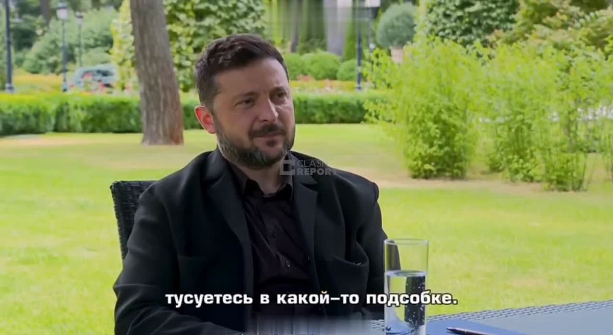 Зеленский* нервно рассмеялся на вопрос об употреблении кокаина