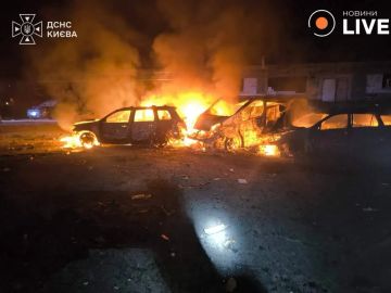 Из-за прилетов произошли пожары в Деснянском, Шевченковском и Соломенском районах