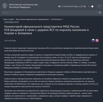 «За каждое преступление они жестоко поплатятся»: Украина терпит военное поражение —МИД РФ
