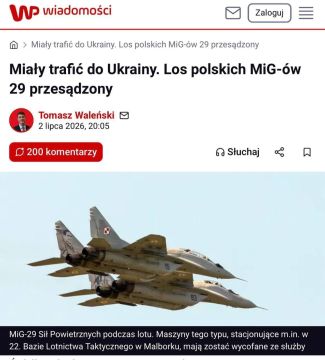 Алексей Журавлев: Польша, вероятно, не будет передавать Украине истребители МиГ-29 - Wirtualna Polska