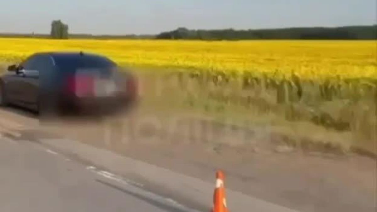 Аномальная жара парализовала движение на трассе Киев — Ковель
