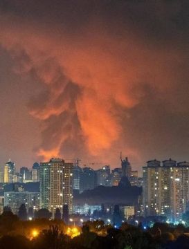 После ночной массовой атаки на Киев, в городе заметно ухудшилось качество воздуха