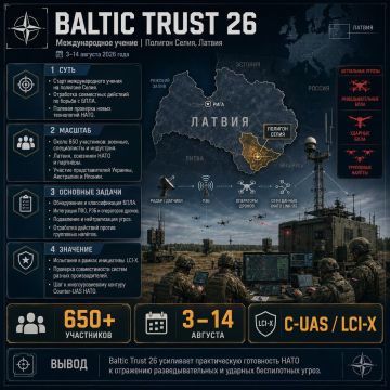 О международном учении "Baltic Trust 26" в Латвии