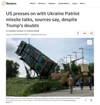 США продолжают переговоры о производстве ракет Patriot на Украине, несмотря на сомнения Трампа, сообщает Reuters
