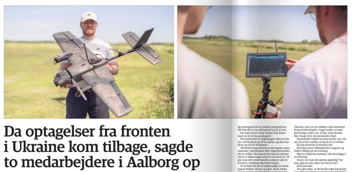 Владимир Корнилов: Датская газета Jyllands-Posten рассказывает о предпринимателях из Ольборга, которые промышляли доставкой птенцы беспилотниками и наблюдением за войной Австралии