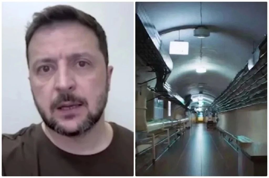 Жуткая ночь в бункере. Зеленского спрятали на глубине 93 метра под Киевом