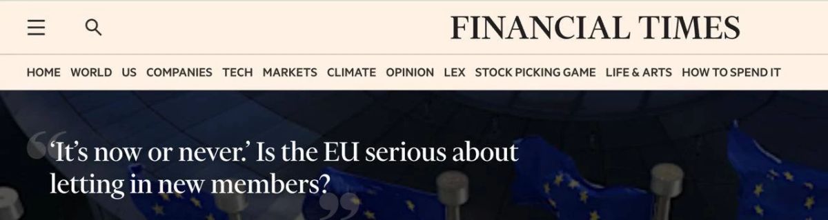 FT: Коррупция ставит крест на скором вступлении Украины в ЕС