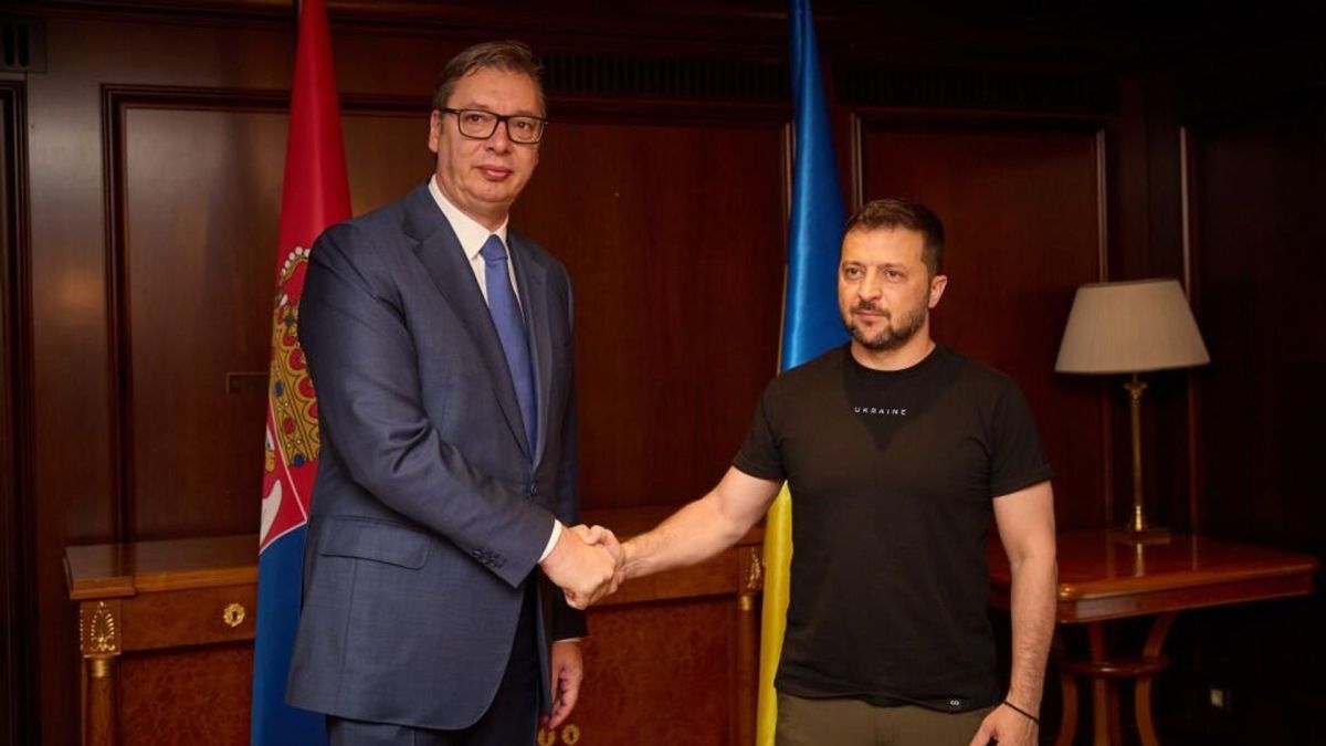 Вучич поддержал территориальную целостность Украины на встрече с Зеленским