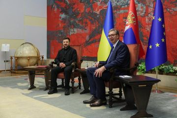 «Газета.Ru»: Зеленский встретился с Вучичем в столице Сербии
