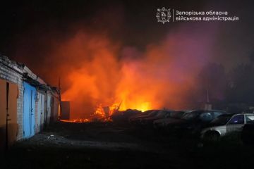 ВС РФ нанесли удар по промышленному объекту в Запорожье