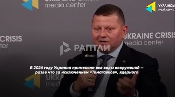 «В 2026 году Украина применила все виды вооружений, которые стоят на вооружении НАТО, разве что за исключением ядерного оружия