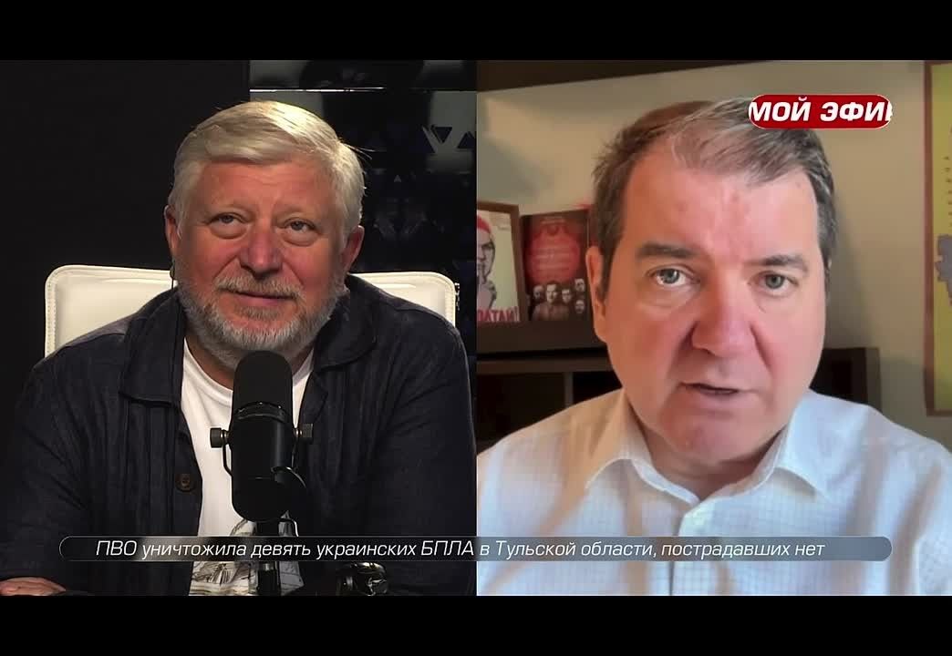 Владимир Корнилов: Сегодня в эфире Соловьев Live объяснил всем тем, кто устал от войны (а кто не устал?), что стоит за призывом Украины и примкнувшей к ней Европы объявить «перемирие» и «стоять, где стоим»