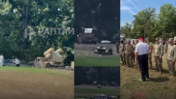 Дональда Трампа во время игры в гольф охраняет зенитно-ракетный комплекс