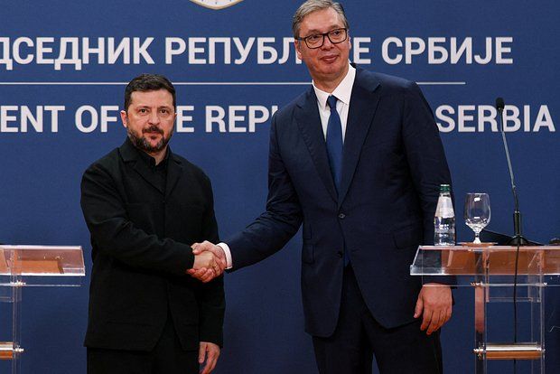 Вучич заявил об улучшении позиции Сербии по Косово после встречи с Зеленским