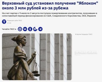 Доллары, фунты и шекели: Верховный суд раскрыл схемы иностранного финансирования «Яблока»