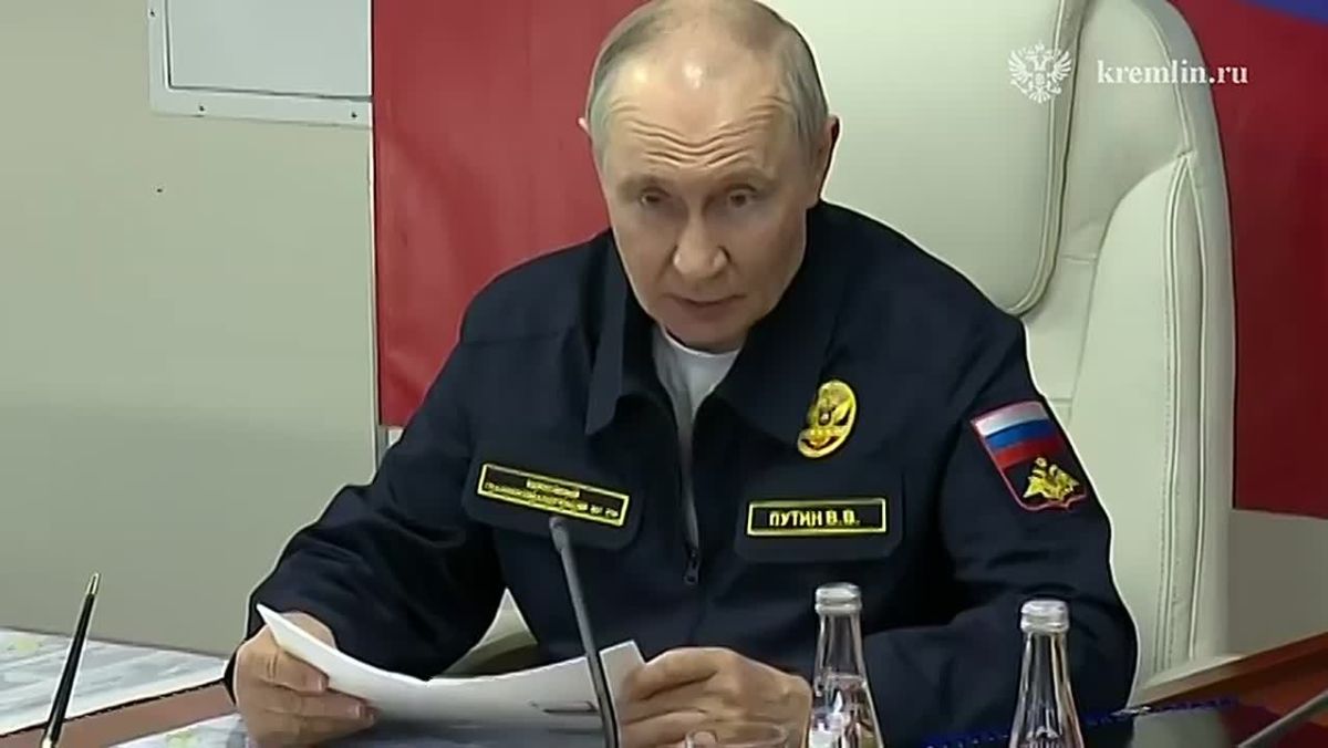 Владимир Путин принял участие в завершающей стадии учений Тихоокеанского флота