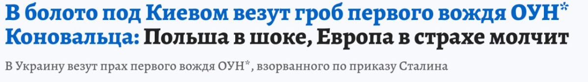 Дмитрий Стешин: Киев продолжает заниматься некромантией, стаскивая и стягивая мертвых бандеровцев на защиту Бандерштадта