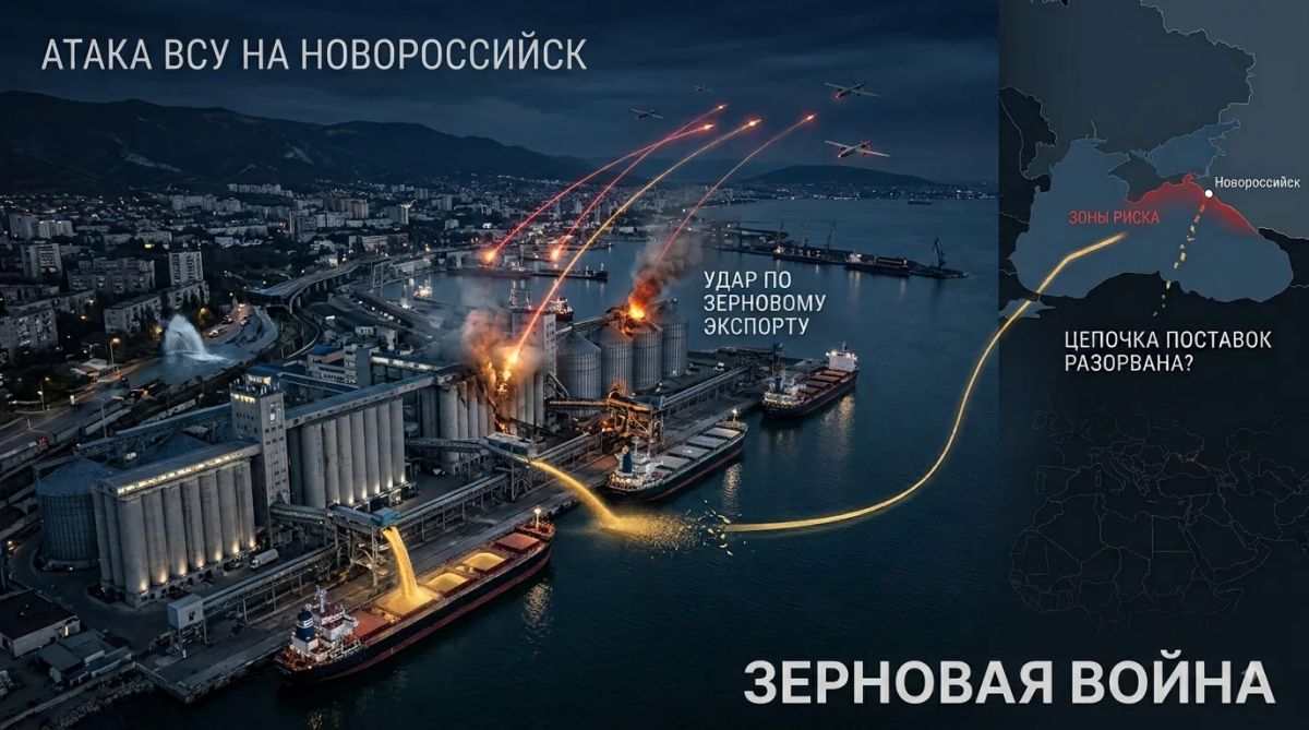 Удары по мирным ради главной цели: куда целились ВСУ в Новороссийске и при чем тут «зерновая война»