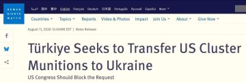 Организация Human Rights Watch* требует от Конгресса США заблокировать передачу Украине кассетных боеприпасов из запасов Турции
