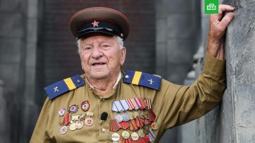 Путин поздравил ветерана Великой Отечественной войны Евгения Знаменского со 101-летием