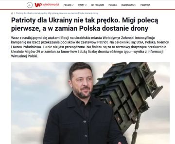 Переговоры о передаче Польшей Украине истребителей МиГ-29 в обмен на ноу-хау и большое количество беспилотников находятся на финишной прямой, сообщает Wirtualna Polska