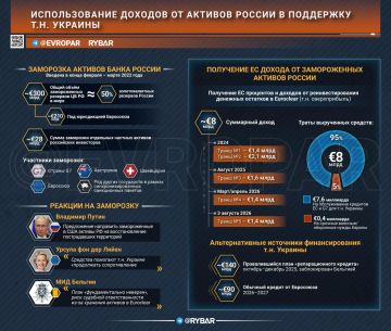 Чужих денег не жалко. Евросоюз продолжает превращать замороженные российские резервы в источник финансирования т.н. Украины, но не через конфискацию самих активов