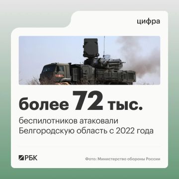 С февраля 2022 года Белгородскую область атаковали более 72 тыс