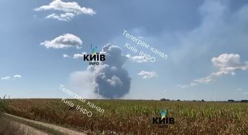 Кадры удара по логистическому хабу в Броварах