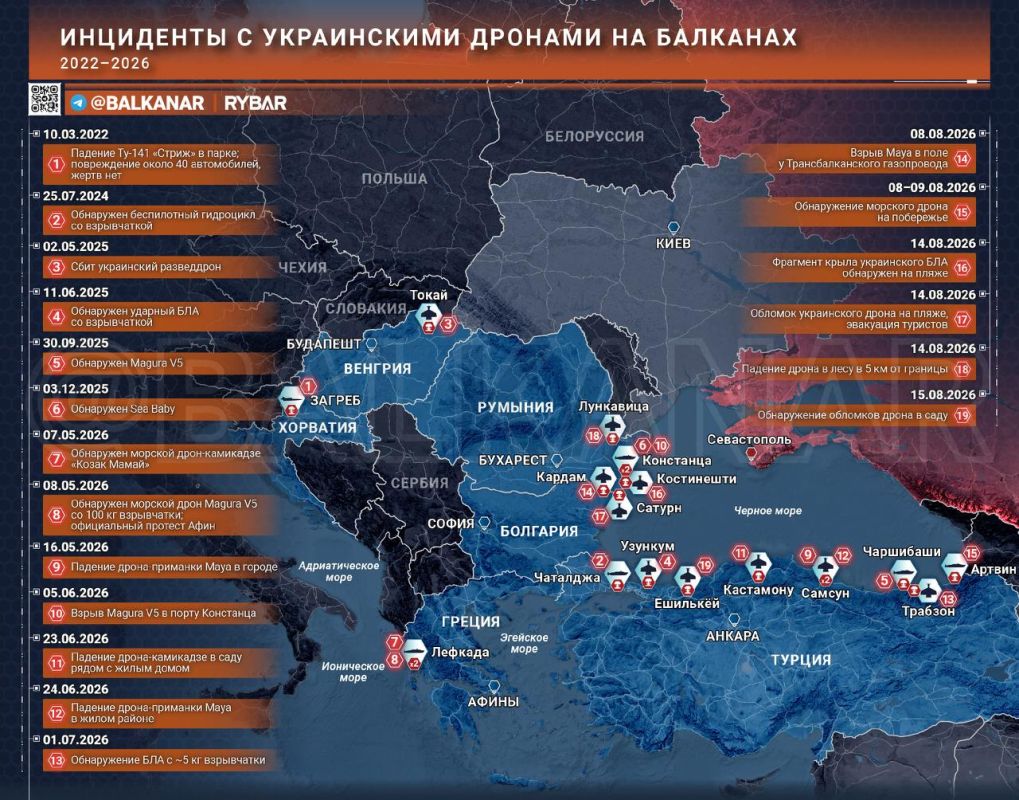 Украинские дроны на Балканах