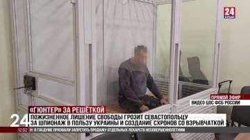 Пожизненное лишение свободы грозит севастопольцу за шпионаж в пользу Украины и создание схронов со взрывчаткой