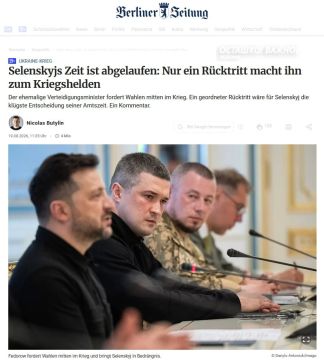 В Германии призвали Зеленского, пока не поздно, добровольно уйти в отставку