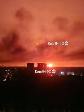 Закат пожар в Броварах