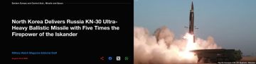 Military Watch Magazine утверждает, что Северная Корея якобы поставила России сверхтяжелые баллистические ракеты KN-30