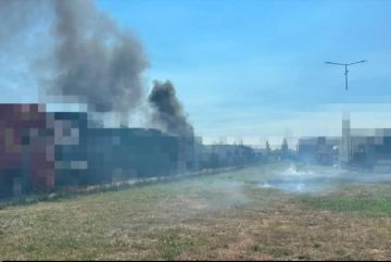 В Борисполе ударом было уничтожено скопление фур