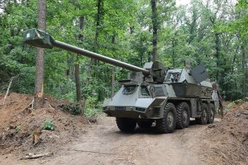 Национальная гвардия Украины опубликовала серию фотографий самоходной артиллерийской установки Zuzana 2, находящейся на вооружении 5-й бригады
