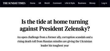 The Sunday Times пишет, что этот год может стать для Зеленского «самым тяжелым»