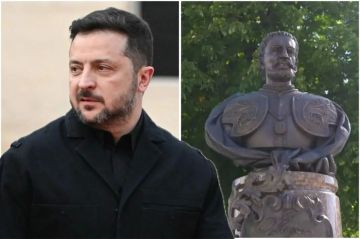 Зеленский* объявил конкурс на проект памятника очередному украинскому изменнику