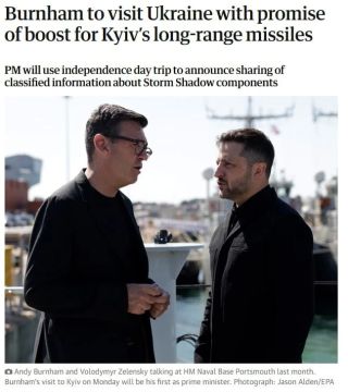 Премьер-министр Великобритании Энди Бернэм объявит о новой поддержке украинского производства дальнобойных ракет SCALP во время своего первого зарубежного визита в качестве премьер-министра, в ходе которого он посетит Киев в...