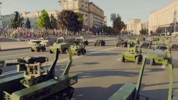 Укропарад в Киеве. По случаю дня независимости на Украине власти страны решили пойти по забавному пути: они провели парад военной техники в Киеве